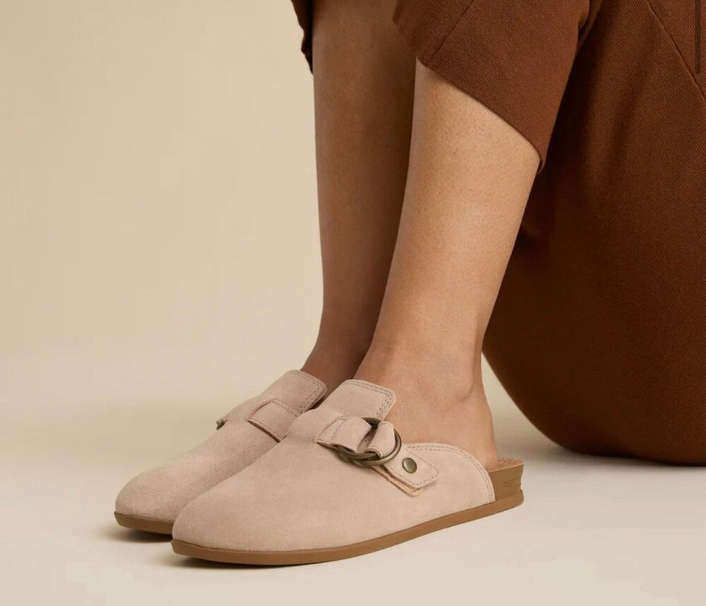 Reefs Women's Cushion Vista Serenity Slip-On suede Clog Sz 7, NWT